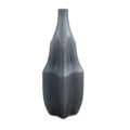 PTMD vaas Robbin grijs 38 cm
