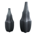 PTMD vaas Robbin grijs 38 cm