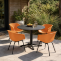 Hartman tuinstoel Amalia Rondo xerix/orange 80 cm