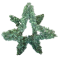 Kerstster 3D groen 160 cm