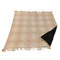 Take a Plaid polyback picknickplaid beige/wit  160 x 160 cm