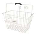 Norländer fietsmand afneembaar grijs 39,5 cm