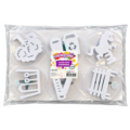 Colorations stempel speeltuin 12,5 cm 6 stuks