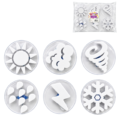 Colorations stempel weer 12,5 cm 6 stuks