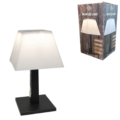 Svenska Living solar tafellamp LED zwart/wit 28 cm