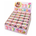 Shotglaasje Party siliconen 6 cl 3 assorti
