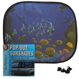 Auto-Sonnenblende Popout Fisch 2 Stk.