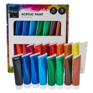 Acrylverf set 16 tubes 36 ml Artist