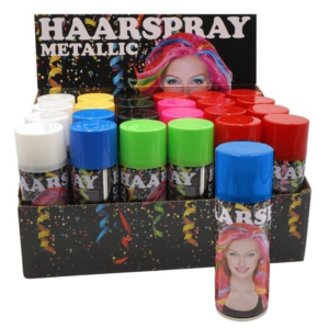 Haarspray blauw feest Carnaval spuitbus 250 ml