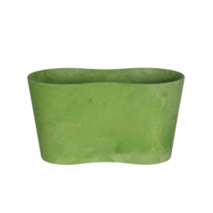 Artstone bloempot Coloured groen 20 cm