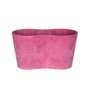 Artstone bloempot Coloured roze 20 cm