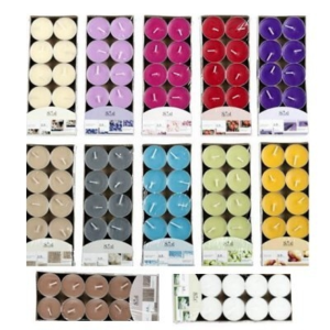 Geur theelichten 10 stuks assorti