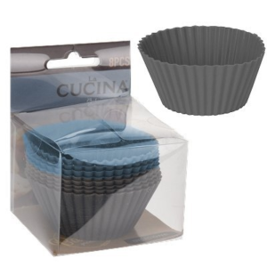 Cupcake vorm siliconen 8 st.