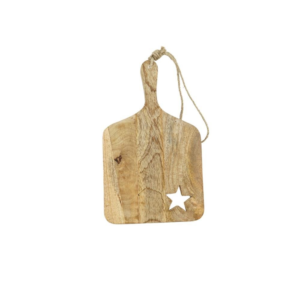 Snijplank ster bruin 29,5 cm
