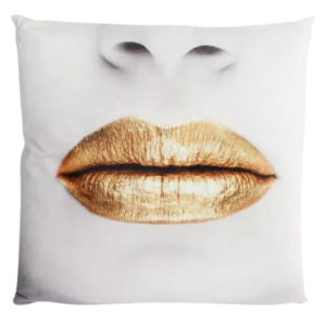 Kissen Lips Samt 45 x 45 cm