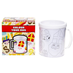 Schoencadeautje kleur je eigen Sinterklaas beker
