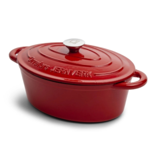 Orrefors Jernverk braadpan gietijzer rood 3,5 L