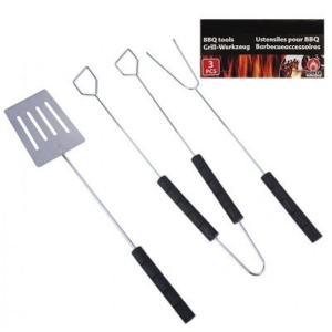Barbecue gereedschap set 3 delig