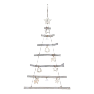 Kerstladder met takken 70 cm