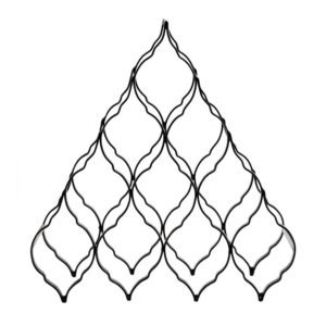 682344 Weinregal Waver Pyramide 43 cm PTMD