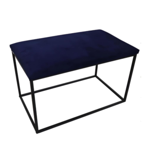 Bank velvet blauw 75 cm