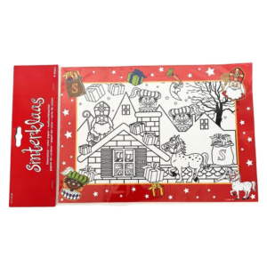 Kleurplaat sinterklaas 29,5 cm set van 6