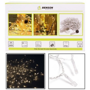 Kerstverlichting binnen buiten warm wit 240 leds met lichteffect