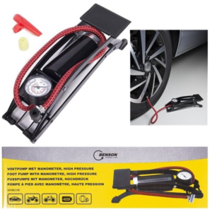 Voetpomp met manometer