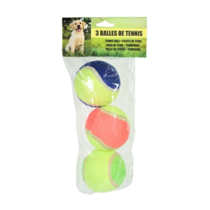Tennisbal voor honden 6,2 cm set van 3