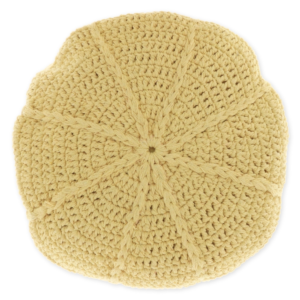 Unique Living kussen Dora geel Ø 45 cm