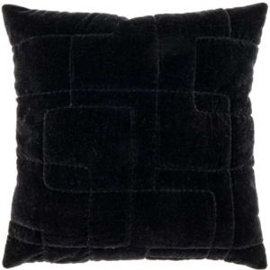 Unique Living Kissen Nika schwarz 45 x 45 cm