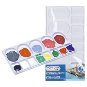 Schilderspalet verfpalet plastic 5 st