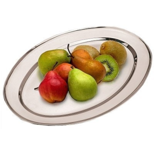 Serveerschaal ovaal metaal