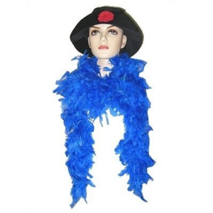 Boa blauw brandveilig populair 180 cm