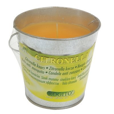 Citronellakaars in zinken emmer