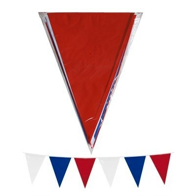 Vlaggenlijn rood wit blauw 10 mtr