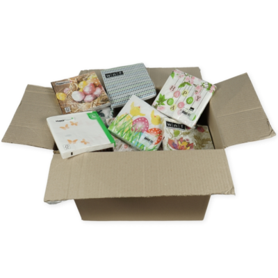 Servetten voorjaar/pasen 33 x 33 cm assorti