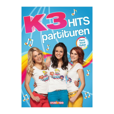 K3 Hits Partituren muziekboek 30 cm