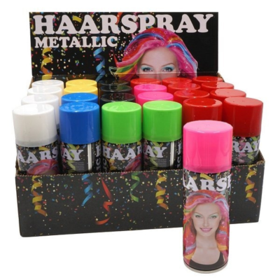 Haarspray roze feest Carnaval spuitbus 250 ml