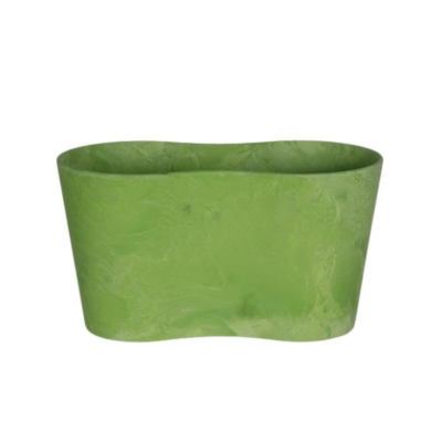 Artstone bloempot Coloured groen 20 cm