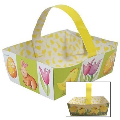 Mandje pasen 16 cm 2 assorti