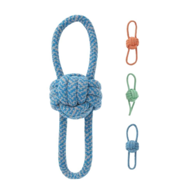 Hondenspeelgoed knoopbal 32 cm 3 assorti