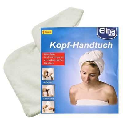 Haar handdoek microvezel 65 cm