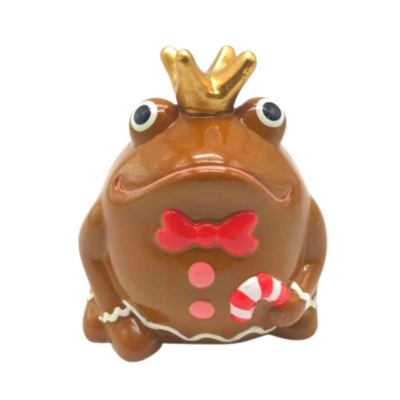 (R) 148-00558 Pomme Pidou Spardose Frosch Freddy Lebkuchen 10 cm