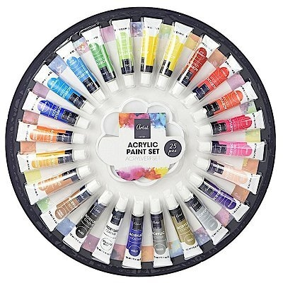 Acrylfarben-Set 12 ml 25 Stück Künstler