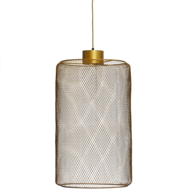 PTMD hanglamp Mesh goudkleurig 80 cm