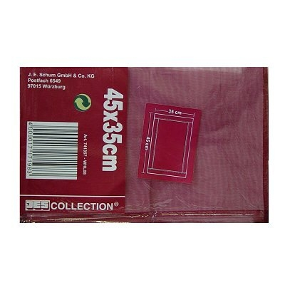 Placemat organza aubergine 45x35 cm