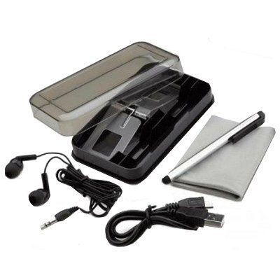 Oordopjes telefoon accessoires set 4 delig in box