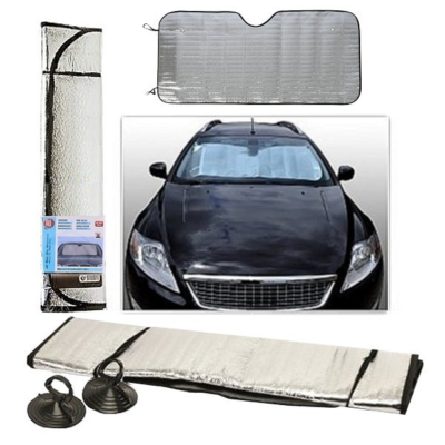Auto zonnescherm aluminium voorruit