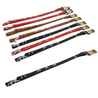 Hondenriem leer 100 cm